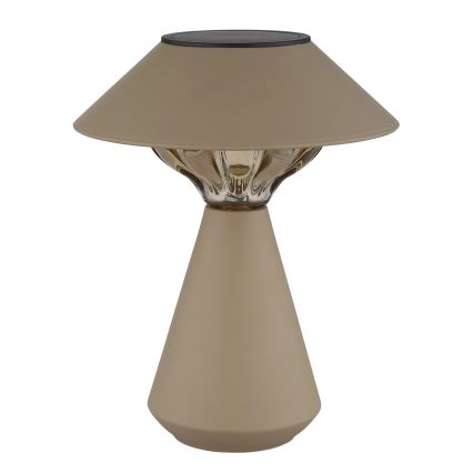 Globo - Lâmpada Solar LED 10xLED/0,06W/1,2V IP44 600 mAh castanha