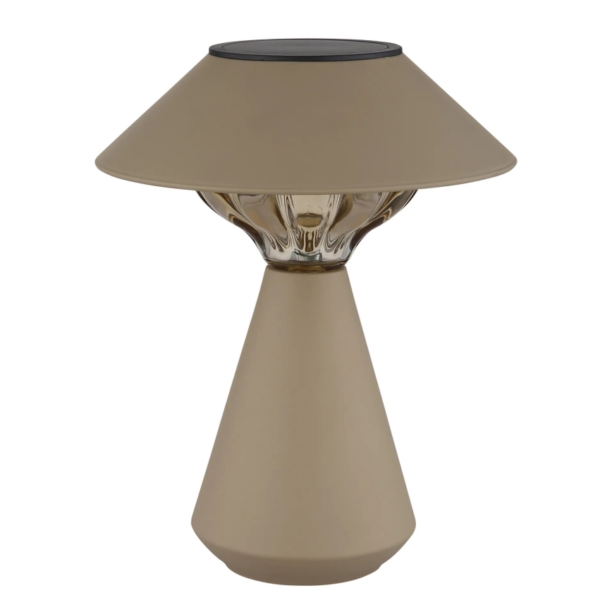 Globo - Lâmpada Solar LED 10xLED/0,06W/1,2V IP44 600 mAh castanha