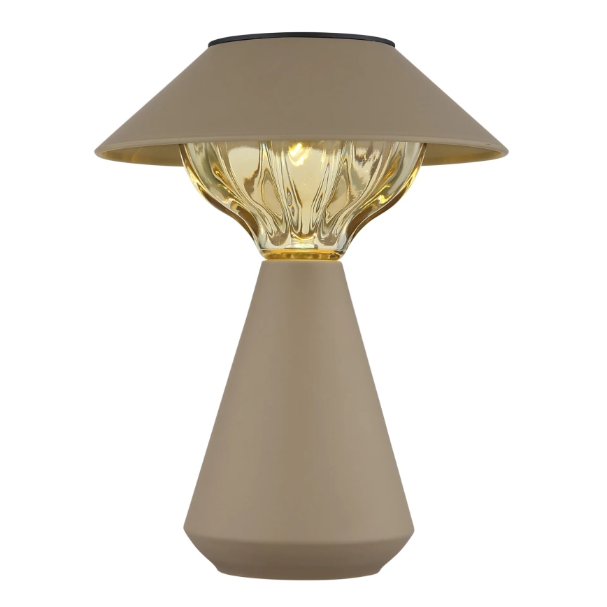 Globo - Lâmpada Solar LED 10xLED/0,06W/1,2V IP44 600 mAh castanha