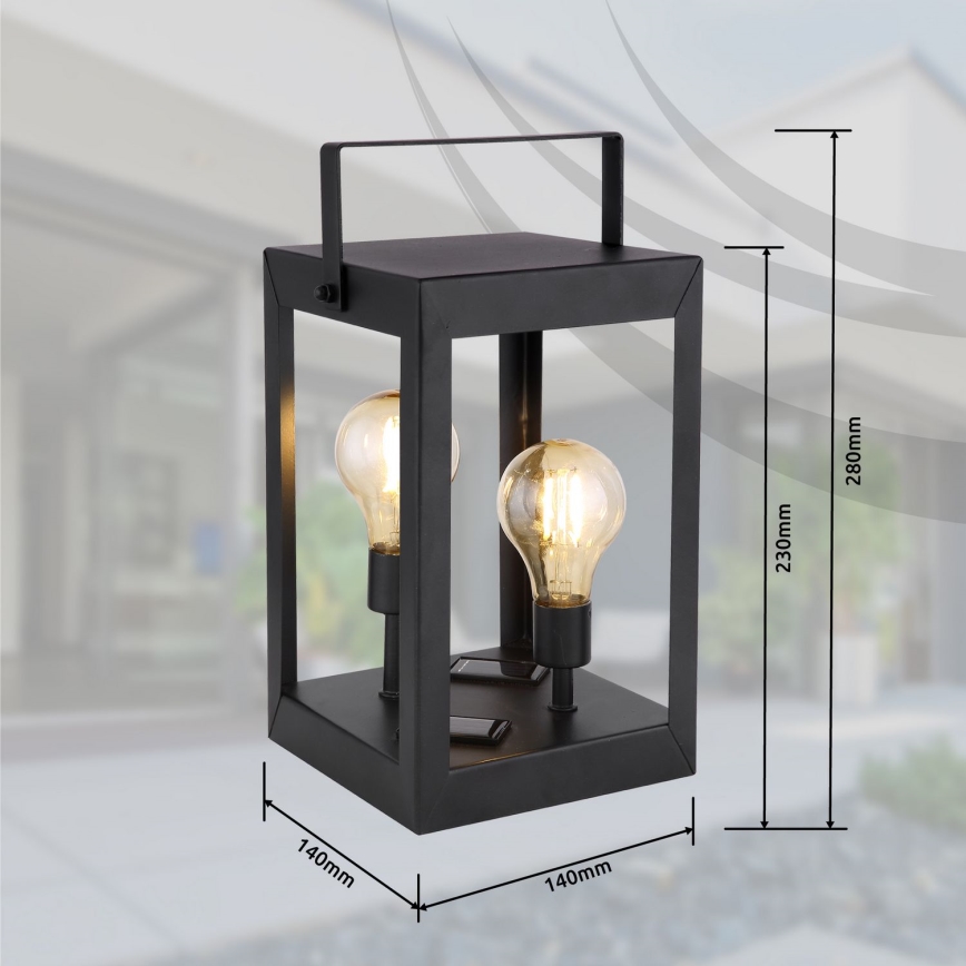 Globo - Iluminação solar LED 2xLED/0,06W/3V IP44
