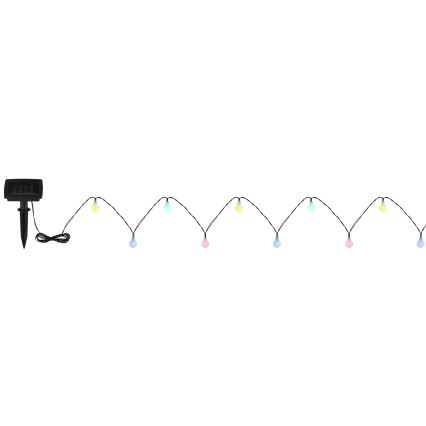 Globo - Guirlanda solar LED 20xLED/1,2V IP44 300 mAh 5,8 m