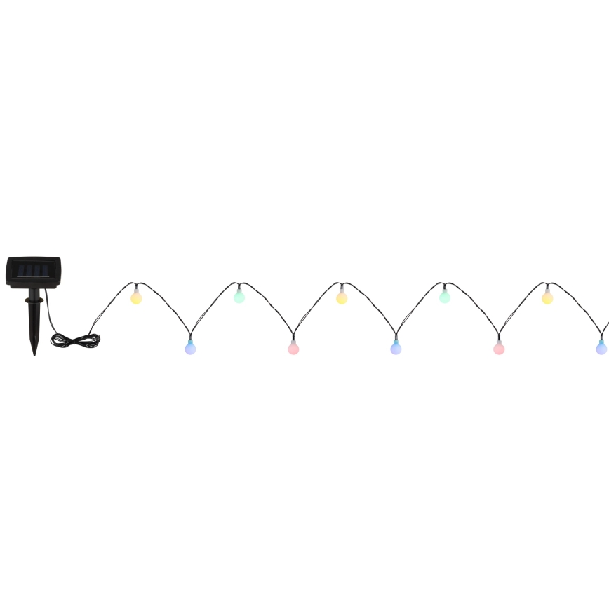 Globo - Guirlanda solar LED 20xLED/1,2V IP44 300 mAh 5,8 m