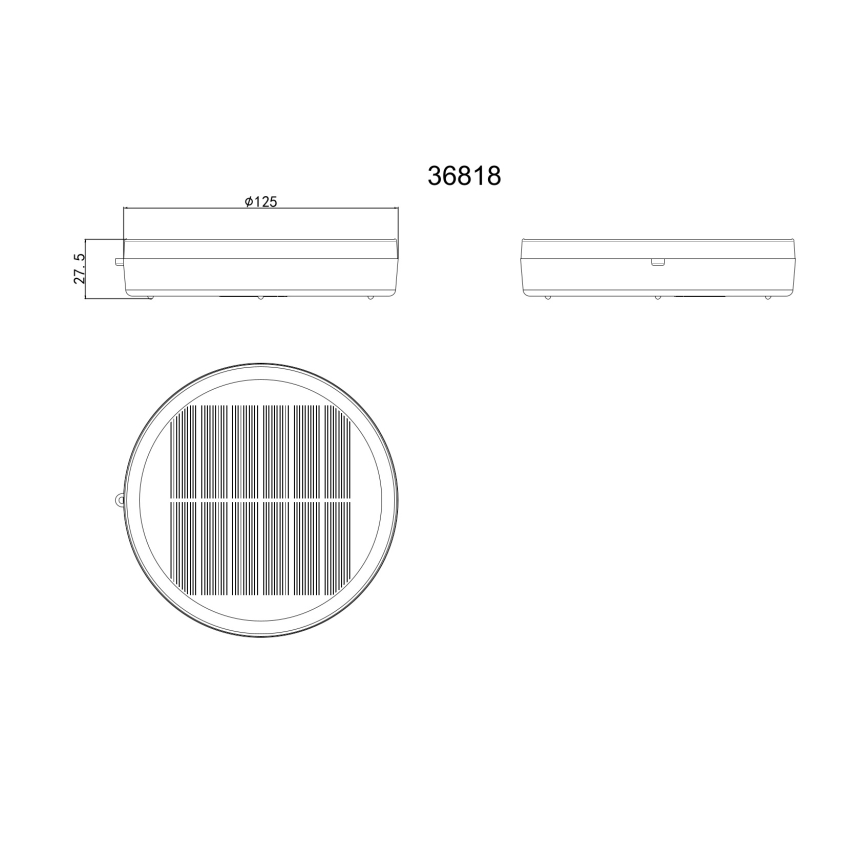 Globo - Lâmpada solar portátil LED/3W/3,7V IP54 2200 mAh