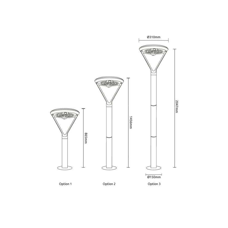 Globo - LED Lâmpada Solar LED/18W/3,7V 8000 mAh IP54