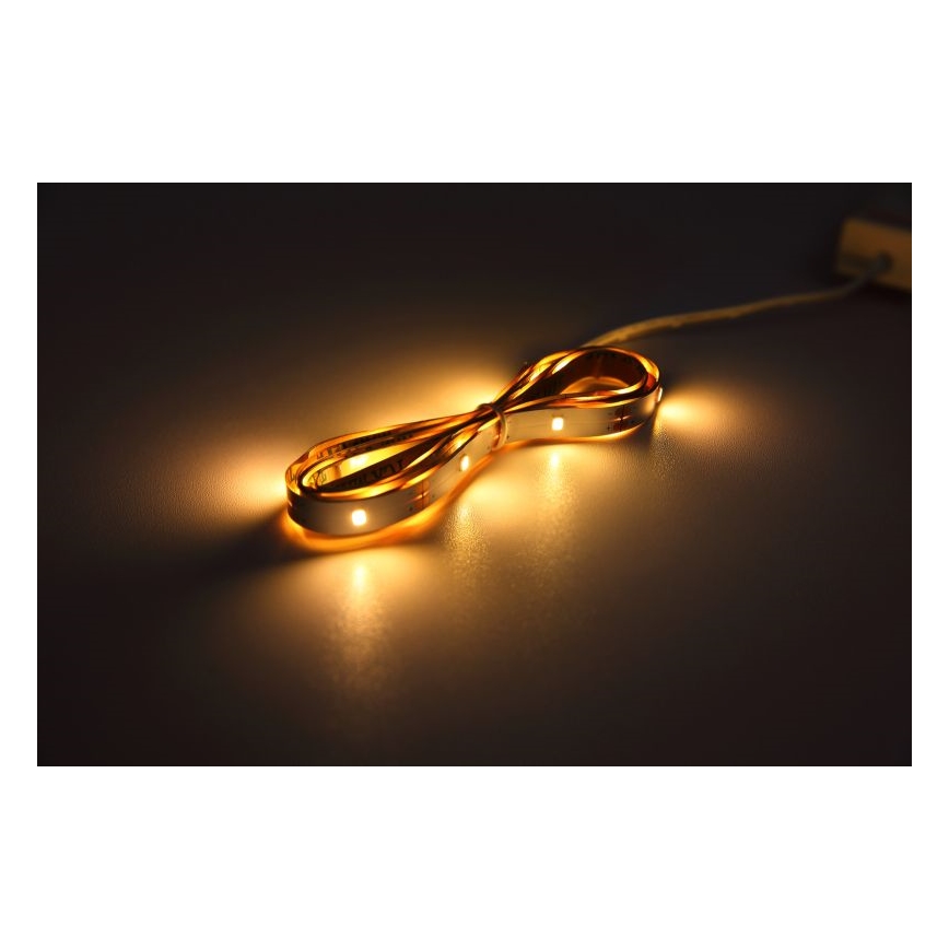 Globo - Fita LED com sensor LED/1,5W/6V 4xAAA 3000K 1,5 m