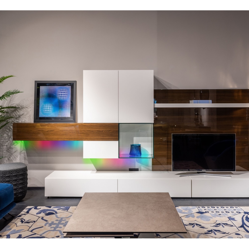 Globo - LED RGB Tira com regulação LED/6W/230V 1m + controlo remoto