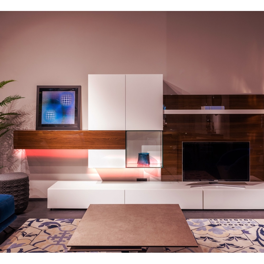 Globo - LED RGB Tira com regulação LED/6W/230V 1m + controlo remoto