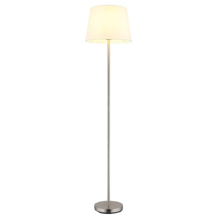 Globo - Candeeiro de pé 1xE27/40W/230V branco/cromado mate