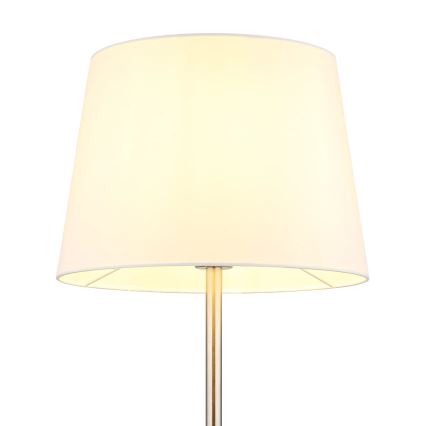 Globo - Candeeiro de pé 1xE27/40W/230V branco/cromado mate