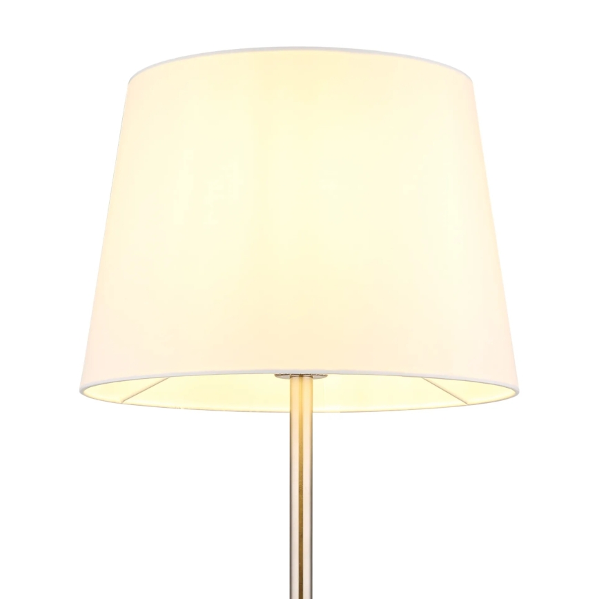 Globo - Candeeiro de pé 1xE27/40W/230V branco/cromado mate