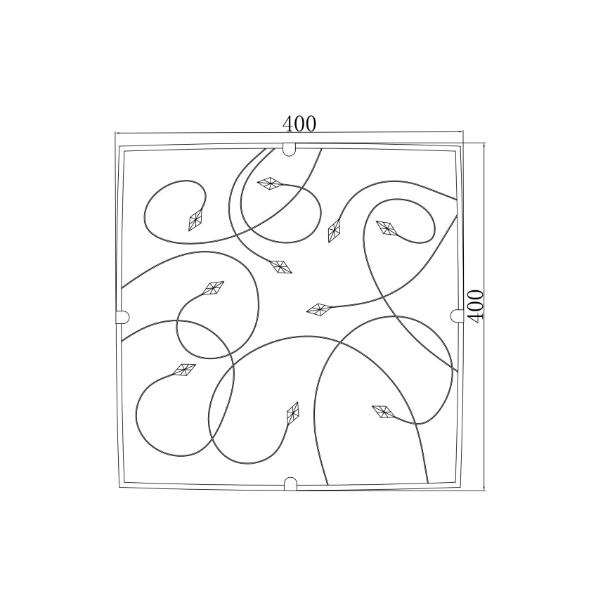 Globo - Luz de teto 3xE27/60W/230V