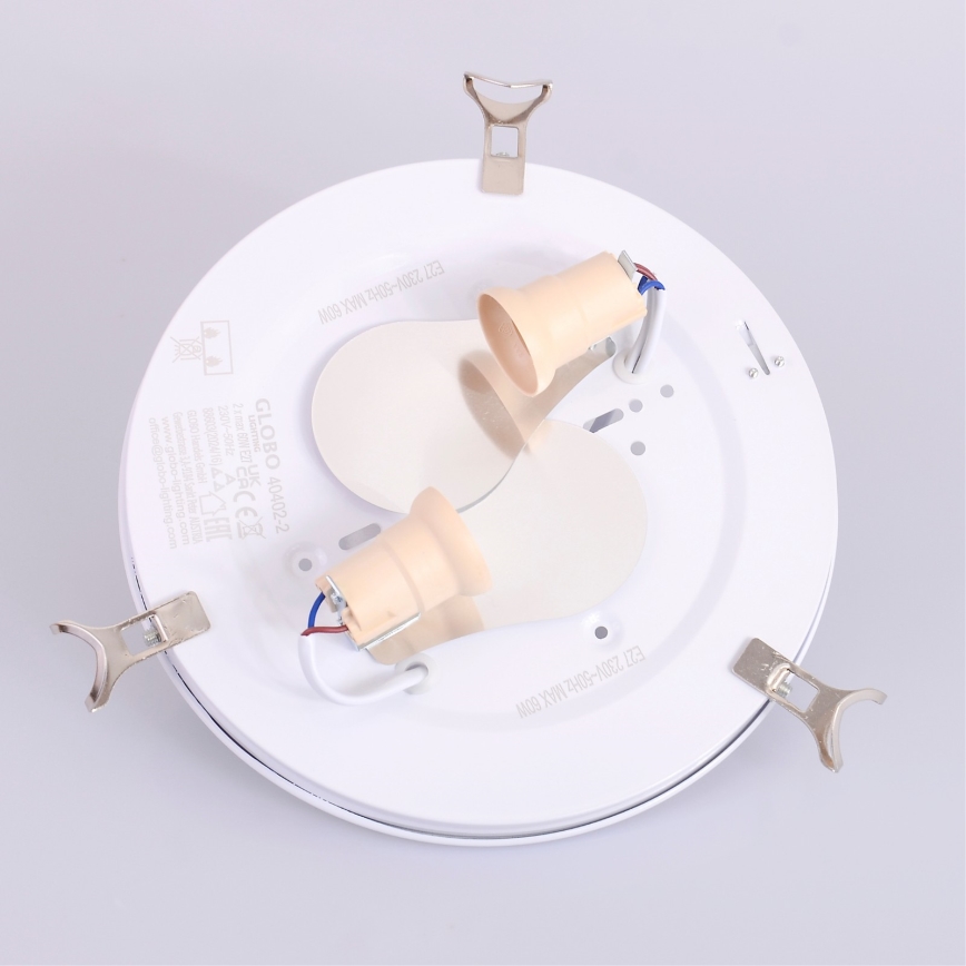 Globo - Luz de teto 2xE27/60W/230V