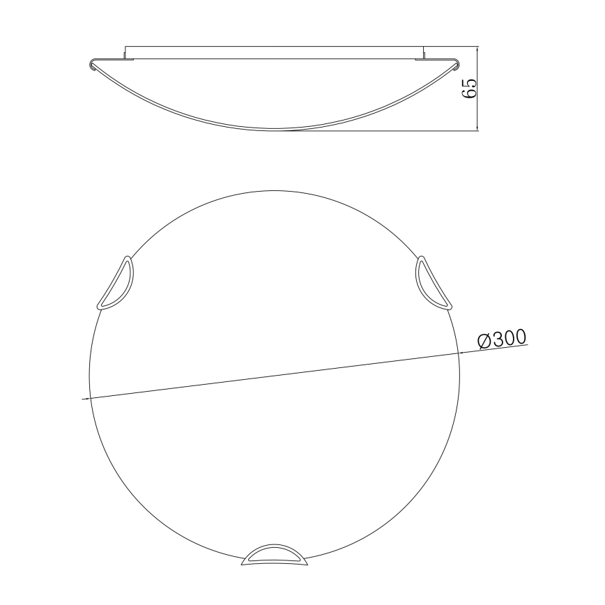 Globo - Luz de teto 2xE27/60W/230V