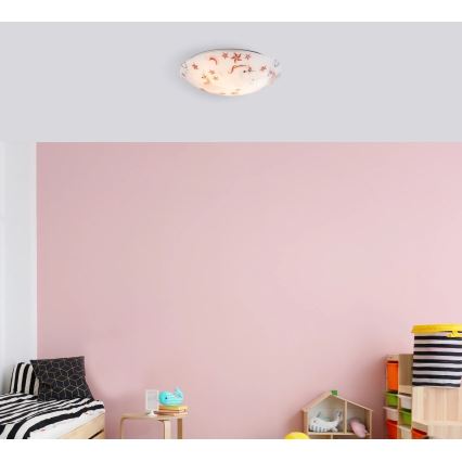 Globo - Candeeiro de tecto 2xE27ILLUS/60W/230V Ø 40 cm