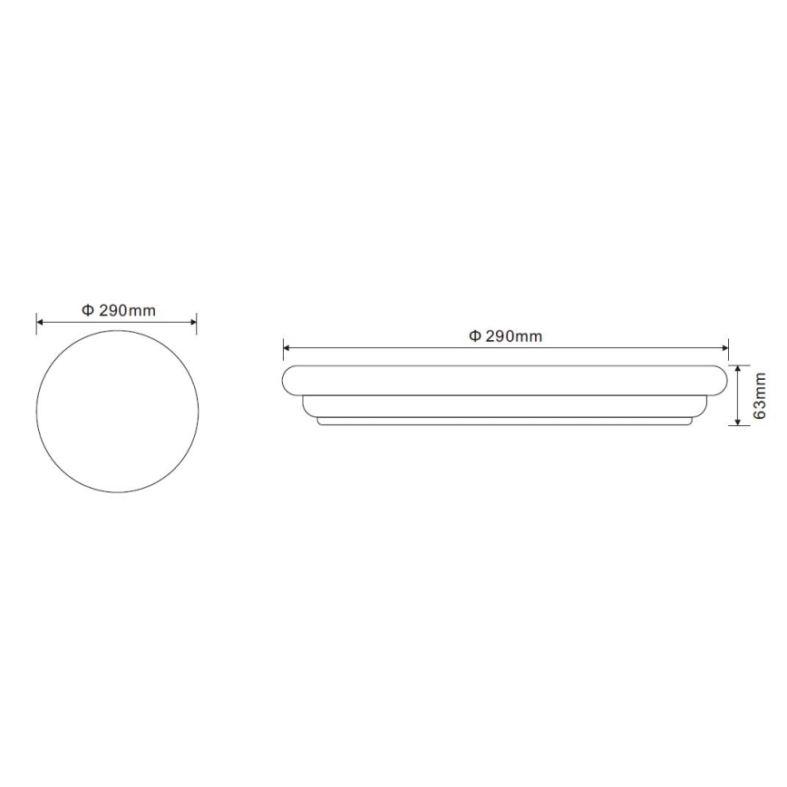 Globo - Luz de teto LED 1xLED/20W/230V