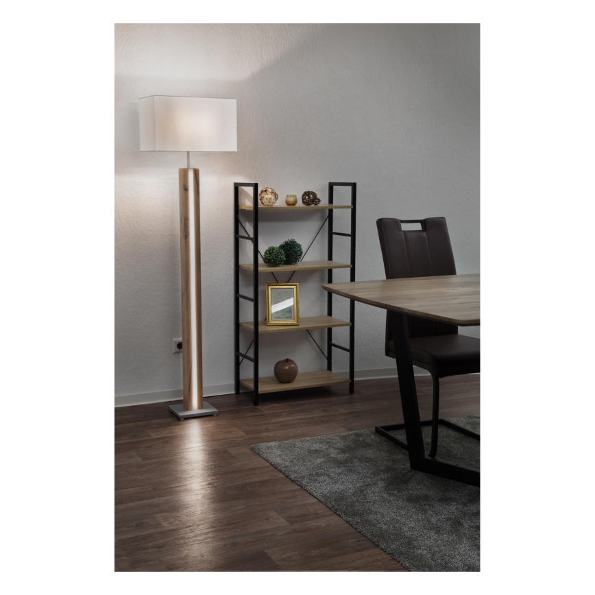 Globo - Candeeiro de pé LED/17W/230V + 1xE27/40W