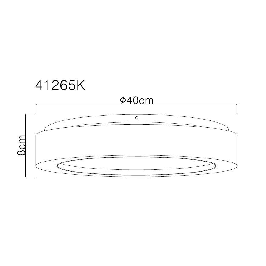 Globo - Iluminação de teto LED LED/24W/230V diâmetro 40 cm 4000K branco
