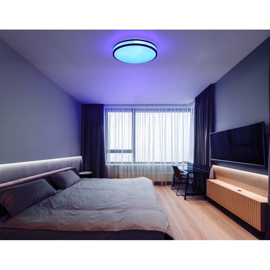 Globo - Luminária de teto LED RGBW dimável LED/18W/230V 2700-6000K + controlo remoto