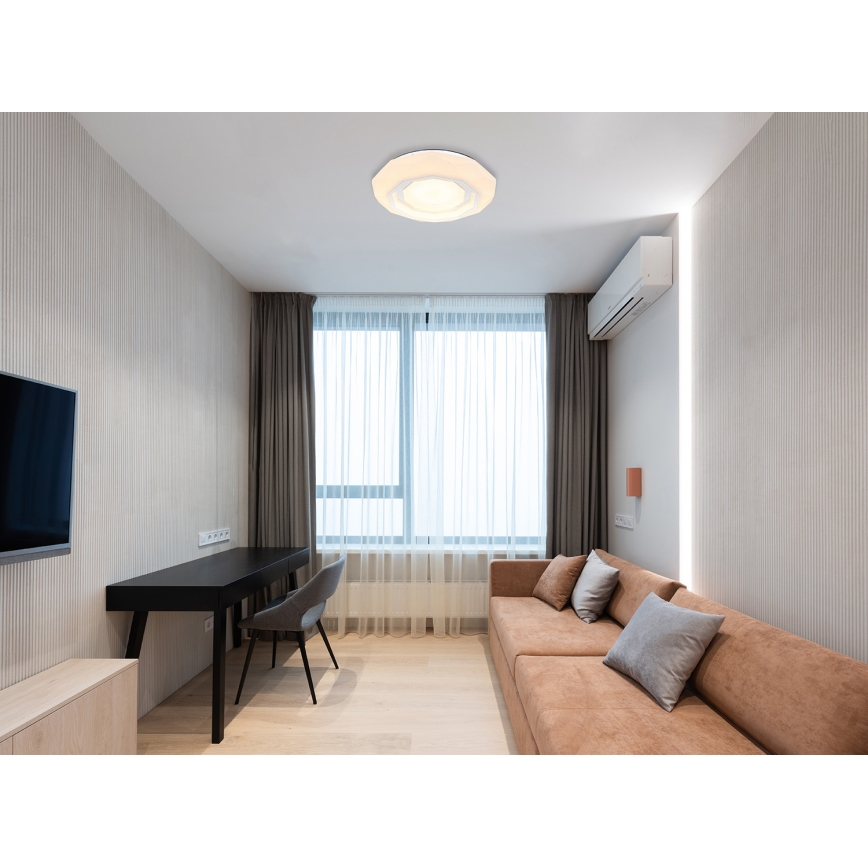 Globo - Luminária de teto LED dimmerizável LED/24W/230V 2700-6500K + controlo remoto