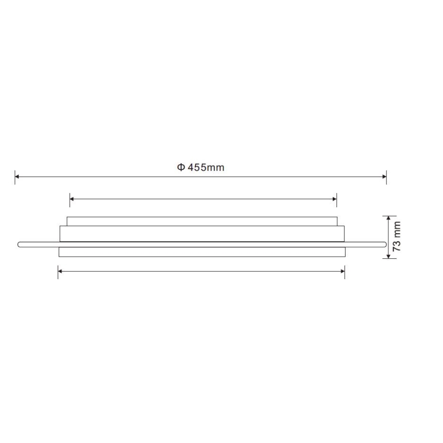 Globo - Luminária de teto LED dimmerizável LED/30W/230V 3000-6500K + controlo remoto