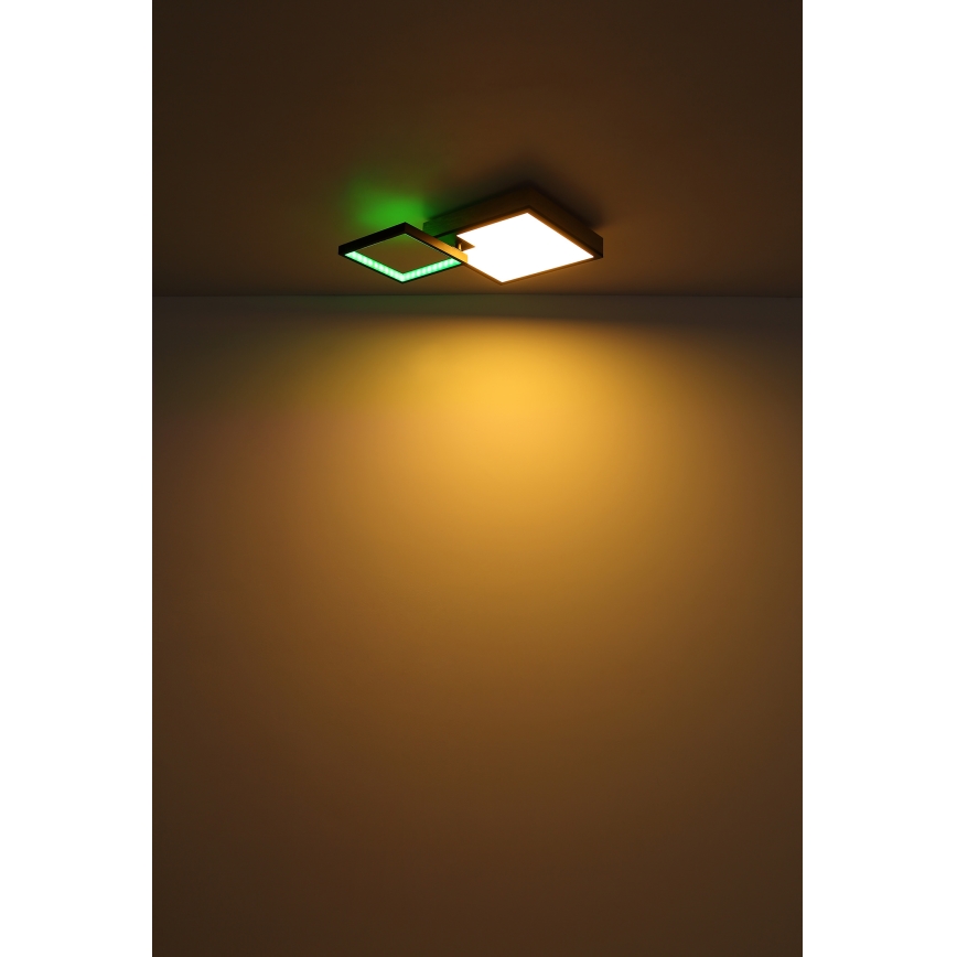 Globo - Luminária LED RGBW Dimerizável LED/21W/230V + LED/3W 2700-6500K + controlo remoto