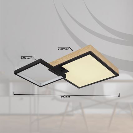 Globo - Luminária LED RGBW Dimerizável LED/21W/230V + LED/3W 2700-6500K + controlo remoto