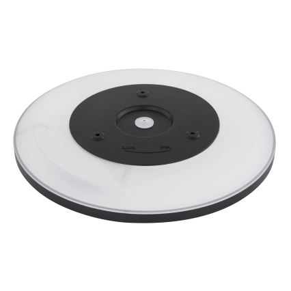 Globo - Iluminação de teto de casa de banho LED com regulação LED/18W/230V diâmetro 29,4 cm IP44 preto