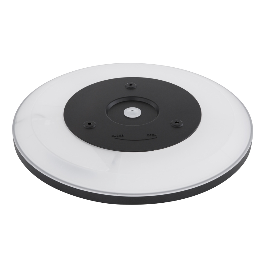 Globo - Iluminação de teto de casa de banho LED com regulação LED/18W/230V diâmetro 29,4 cm IP44 preto