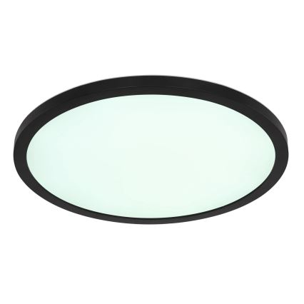 Globo - LED RGB Iluminação de teto para casa de banho com regulação LED/18W/230V 3000-6000K + comando IP44 preto