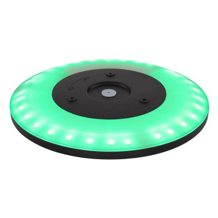 Globo - LED RGB Iluminação de teto para casa de banho com regulação LED/18W/230V 3000-6000K + comando IP44 preto