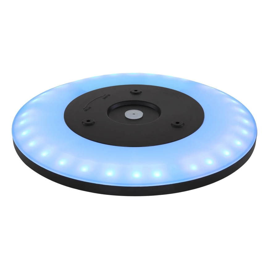 Globo - LED RGB Iluminação de teto para casa de banho com regulação LED/18W/230V 3000-6000K + comando IP44 preto