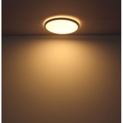 Globo - Iluminação de teto de casa de banho LED com regulação LED/18W/230V diâmetro 29,4 cm IP44 branco