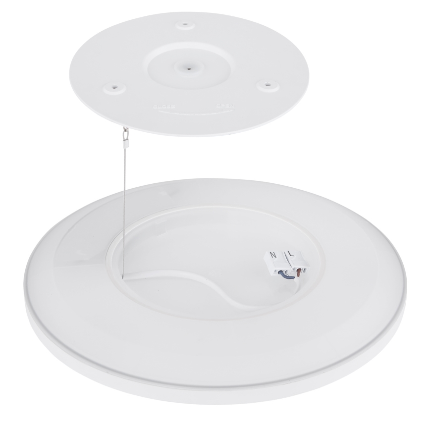 Globo - Iluminação de teto de casa de banho LED com regulação LED/18W/230V diâmetro 29,4 cm IP44 branco