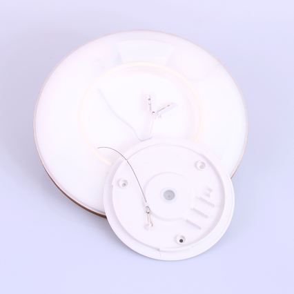 Globo - Iluminação de teto de casa de banho LED com regulação LED/18W/230V diâmetro 29,4 cm IP44 castanho