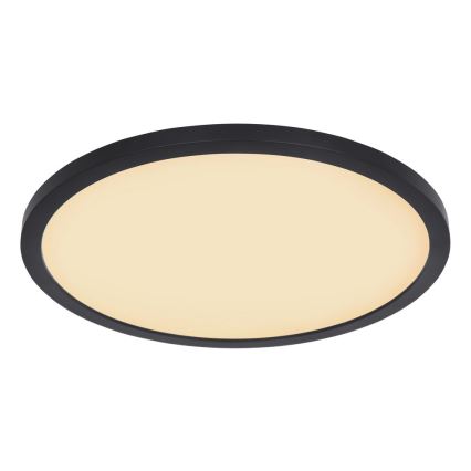Globo - Iluminação de teto de casa de banho LED com regulação LED/24W/230V diâmetro 42 cm IP44 preto