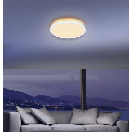 Globo - Iluminação de teto de casa de banho LED com regulação LED/24W/230V diâmetro 42 cm IP44 branco