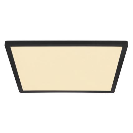 Globo - Iluminação de teto de casa de banho LED com regulação LED/24W/230V 42x42 cm IP44 preto