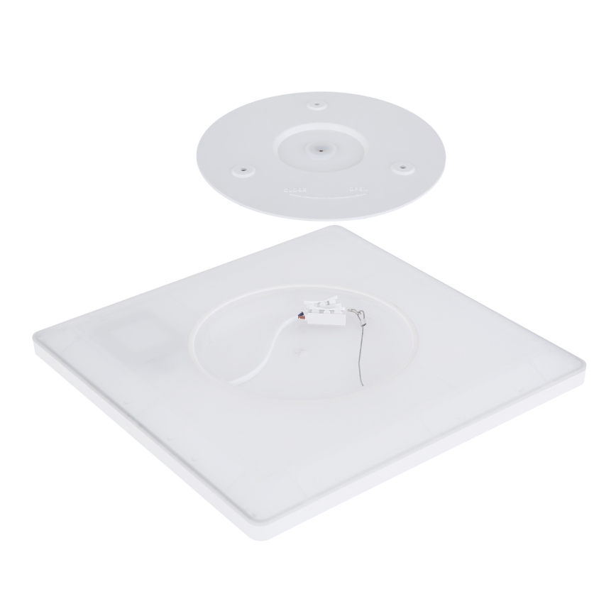 Globo - Luminária de teto para banheiro LED dimmerizável LED/24W/230V 42x42 cm IP44 branca