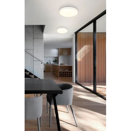 Globo - Candeeiro de tecto LED/15W/230V 4000K, diâmetro 23 cm, branco