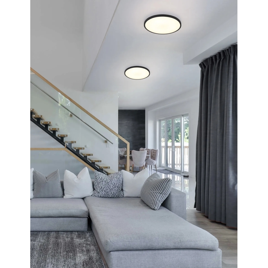 Globo - Candeeiro de Teto LED/20W/230V 4000K Ø 30 cm preto