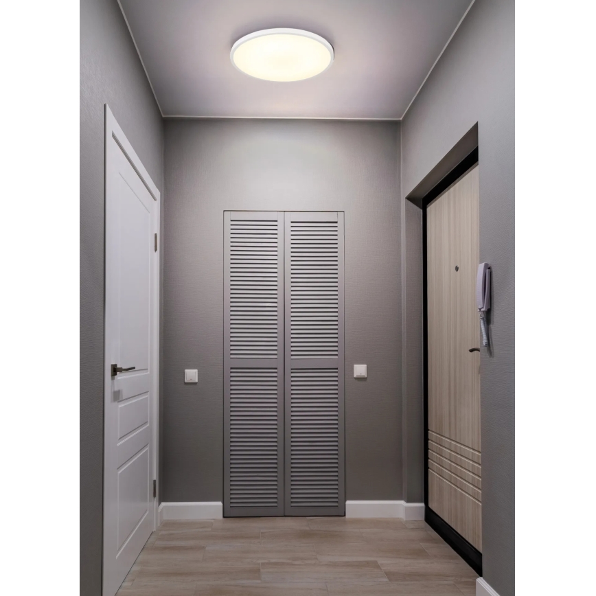 Globo - Candeeiro de teto LED/20W/230V 4000K Ø 30 cm branco