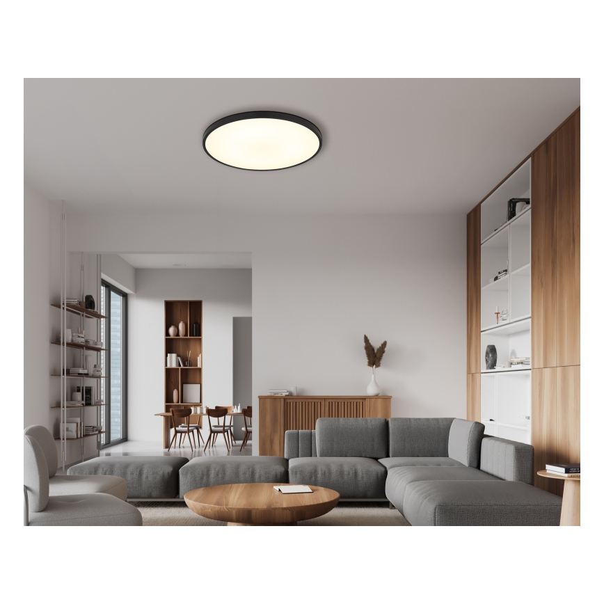 Globo - Iluminação de teto LED LED/32W/230V 4000K diâmetro 40 cm preto