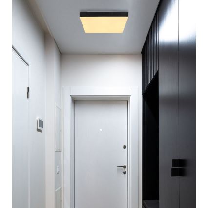 Globo - Iluminação de teto LED LED/18W/230V 30x30 cm preto