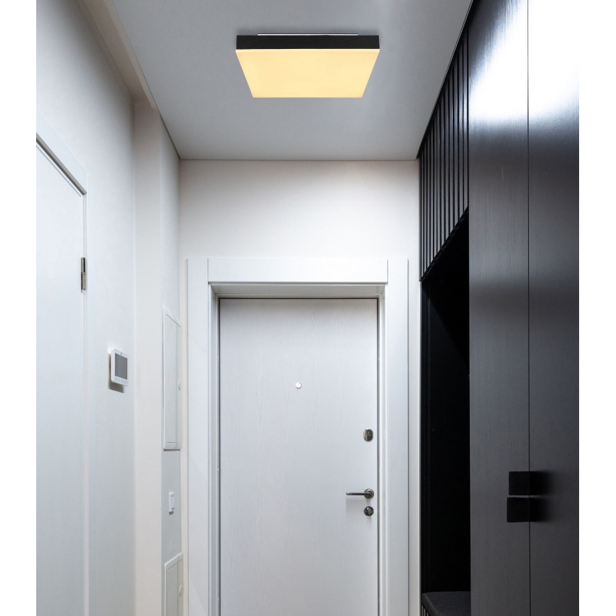 Globo - Iluminação de teto LED LED/18W/230V 30x30 cm preto