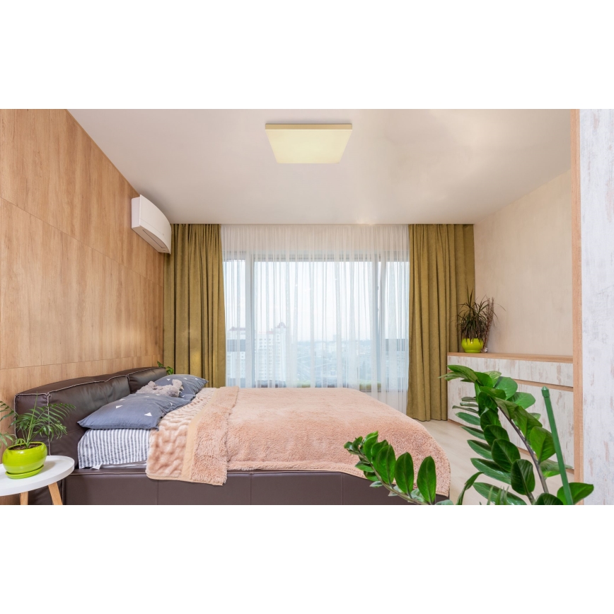 Globo - Iluminação de teto LED com regulação LED/24W/230V 2700-6500K dourada + controlo remoto