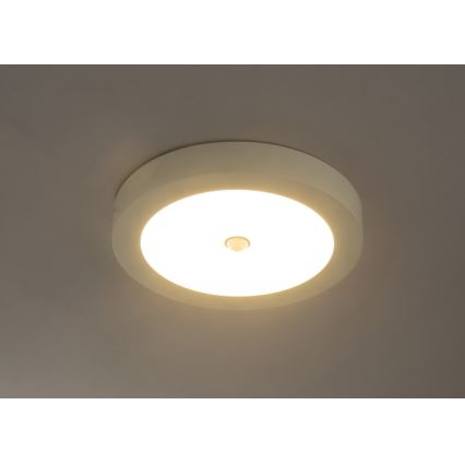 Globo - Candeeiro de tecto LED para exterior com sensor LED/18W/230V IP44