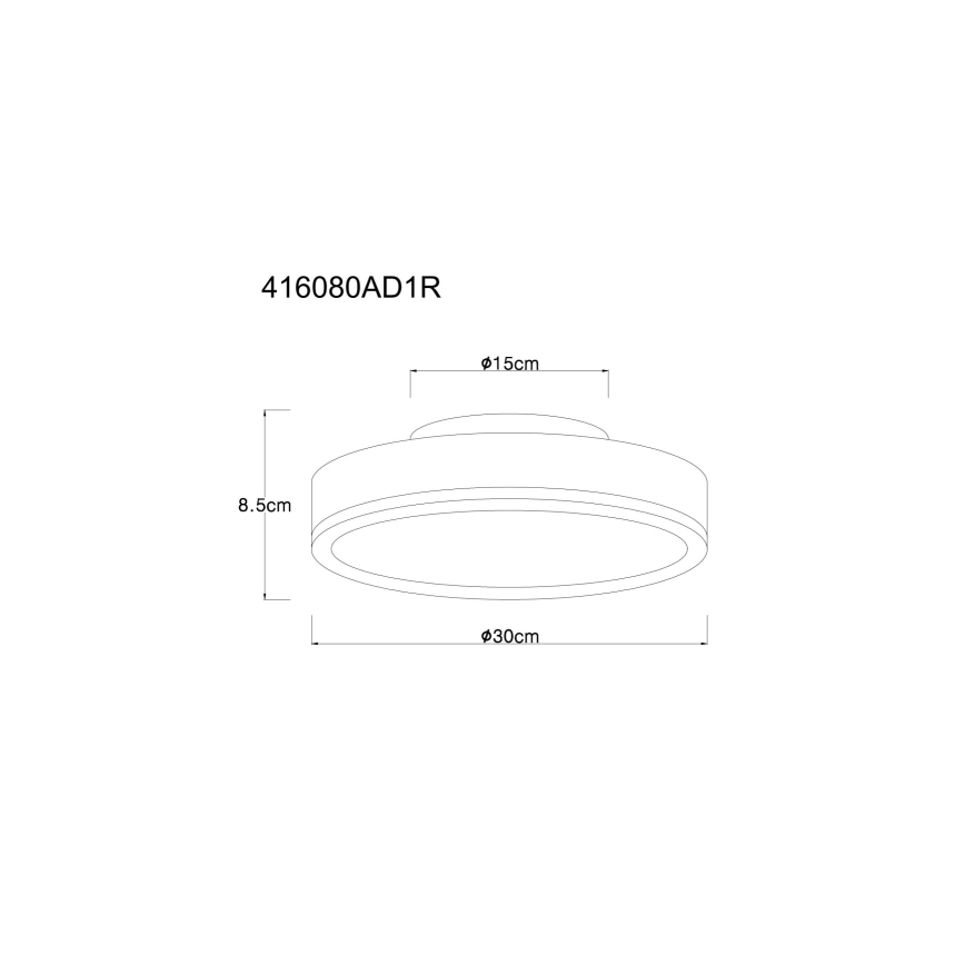 Globo - Iluminação de teto LED LED/12W/230V 3000K diâmetro 30 cm