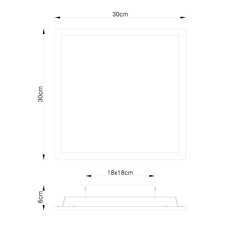 Globo - Luz de teto LED LED/12W/230V