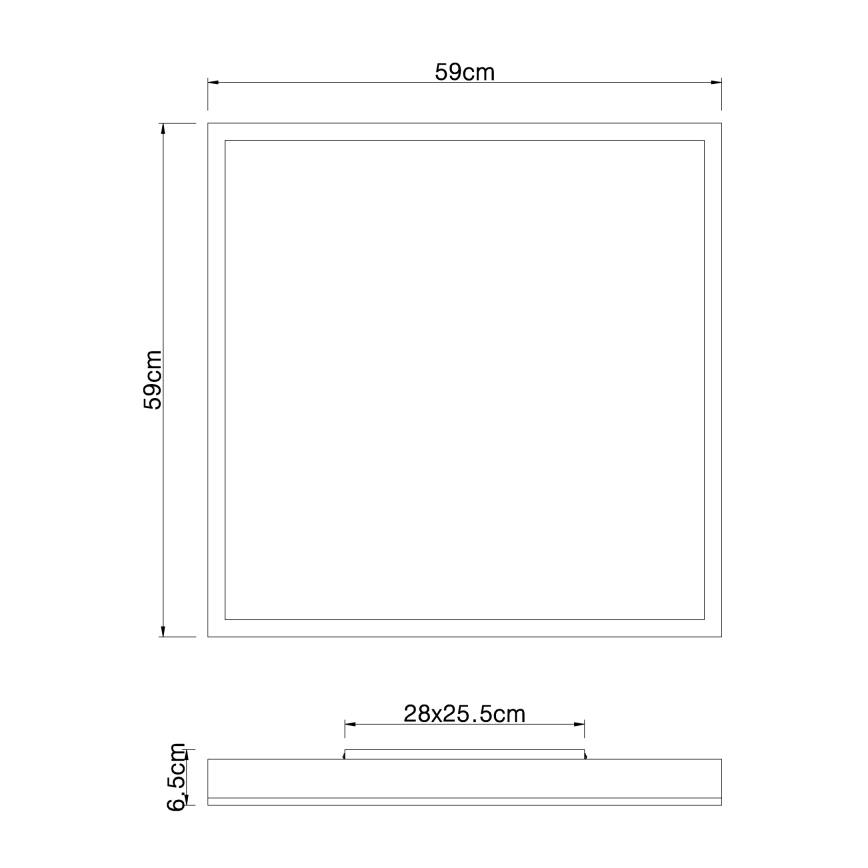 Globo - Iluminação de teto LED LED/36W/230V