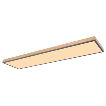 Globo - Plafon LED dimerizável LED/36W/230V 2700-6500K castanho/cinzento + comando remoto